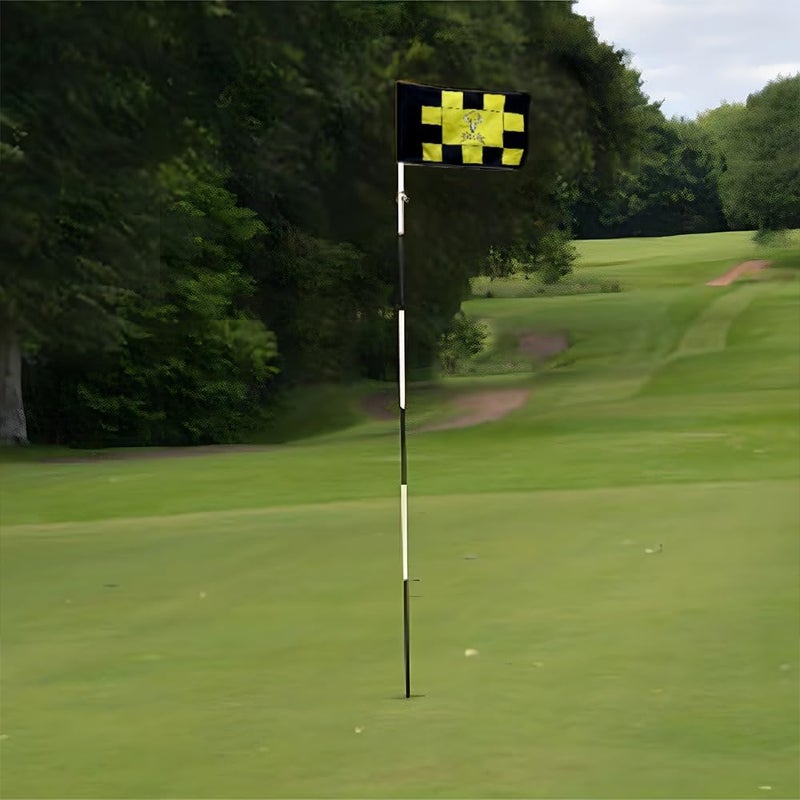 2BUT Standard Tobacco Road Golf Club Pin Flag Practic Putting Green Golf Flag For Backyard Garden Double-Sewn 600D Nylon Miniature Pin Flag Regulation Tube Flag(20"x13") - Image 5